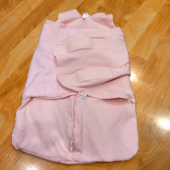 Halo Sleep Sack Swaddle Cotton Pink Size Newborn 0-3 Months - Picture 1 of 8